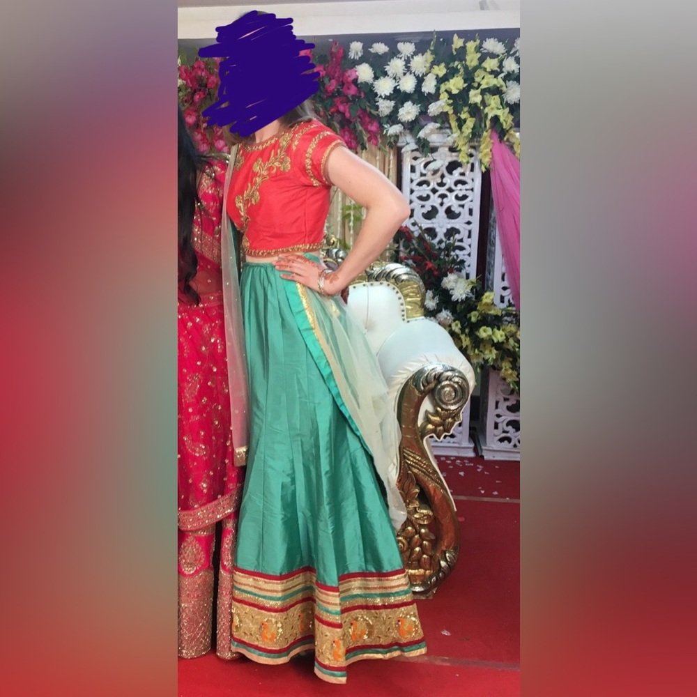 Embroidered Lehenga 3-pc Set